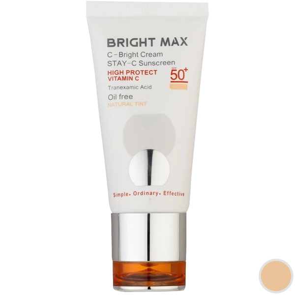 ضد آفتاب رنگی Natural Beige برایت مکس