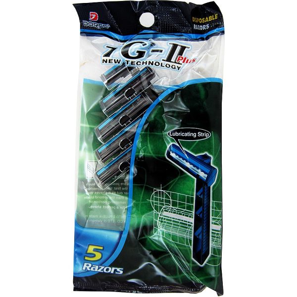 تیغ دو لبه دورکو DORCO اصل مدل TG -II plus بسته 5 عددی