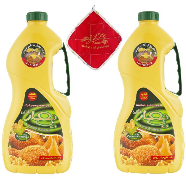 روغن ذرت سرخ کردنی (همراه با دستگیره) 1620 گرمی بهار