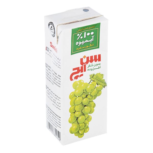 آبمیوه انگور سفید 200 میلی‌لیتری سن‌ایچ