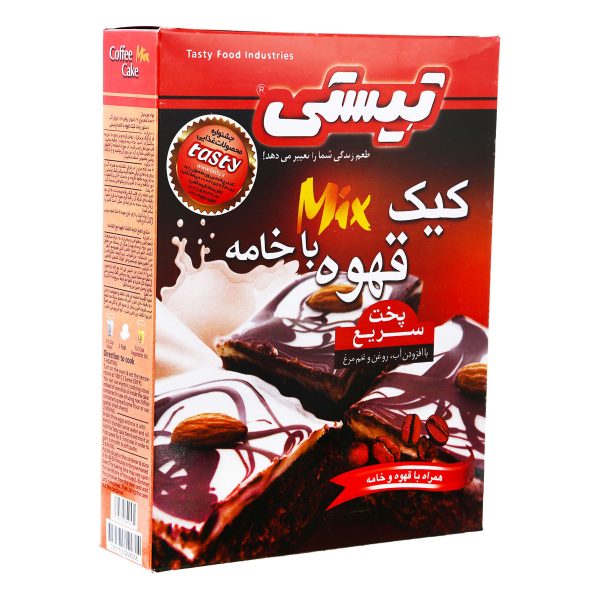 پودر کیک قهوه با خامه 500 گرمی تِیستی