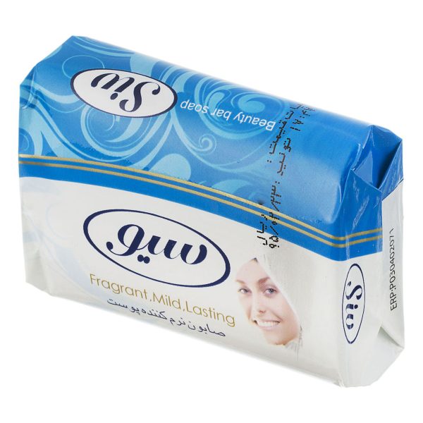 صابون دستشویی آبی طرح چهره 90 گرمی سیو