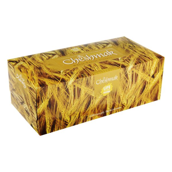 دستمال کاغذی گندم دو لایه 150 برگ چشمک