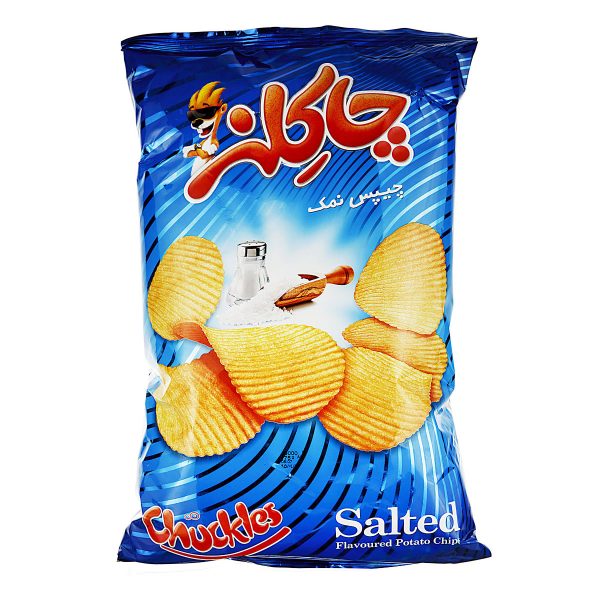 چیپس موجدار نمکی 175 گرمی چاکلز