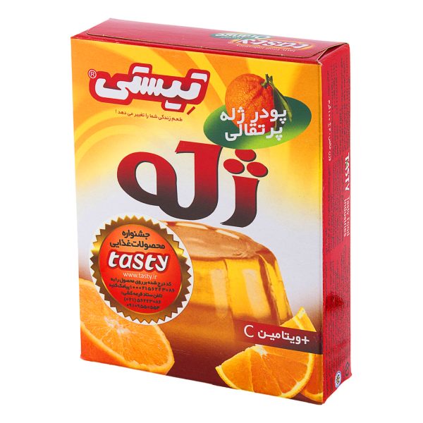 پودر ژله پرتقال 100 گرمی تِیستی