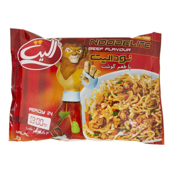 نودل گوشت مخصوص کودک 85 گرمی الیت