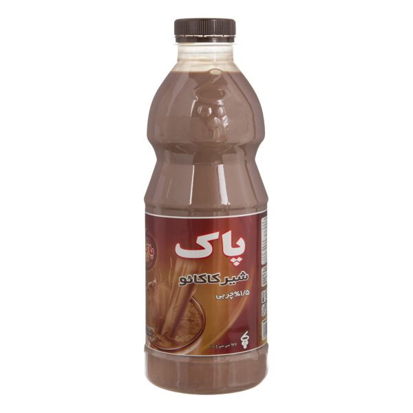 شیر کاکائو 1.5 درصد چربی 1 لیتری پاک