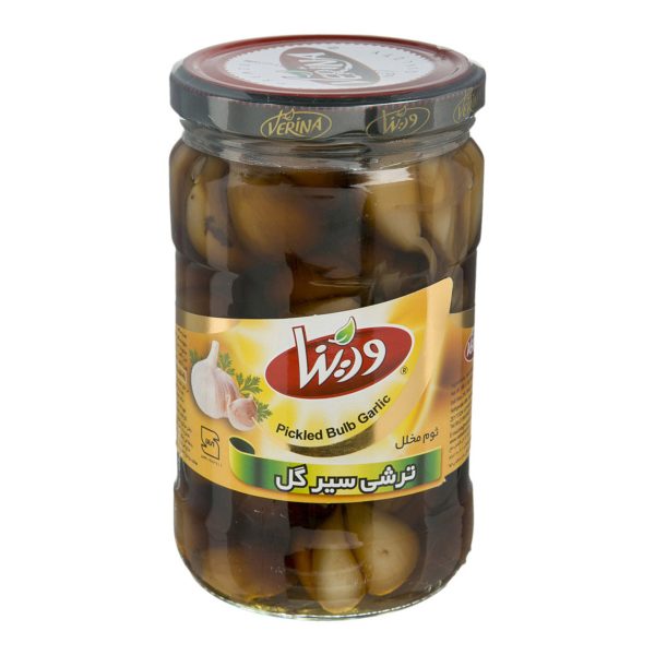 ترشی سیر گل 690 گرمی ورینا