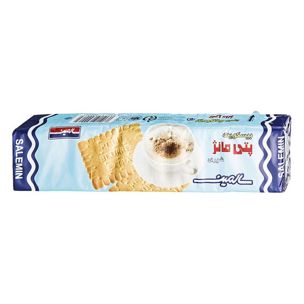 بیسکویت پتی‌مانژ شیر 125 گرمی سالمین