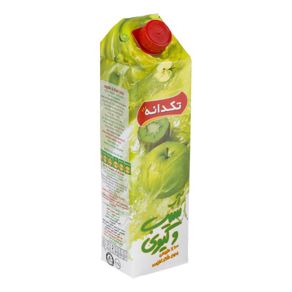آب سیب کیوی 1 لیتری تکدانه