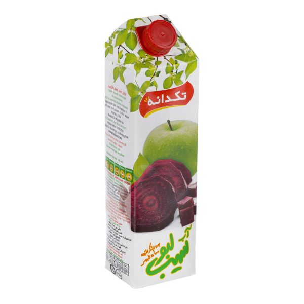آب سیب لبو 1 لیتری تکدانه