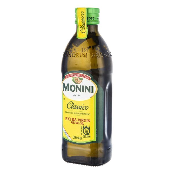 روغن زیتون بکر 500 میلی‌لیتری مونینی