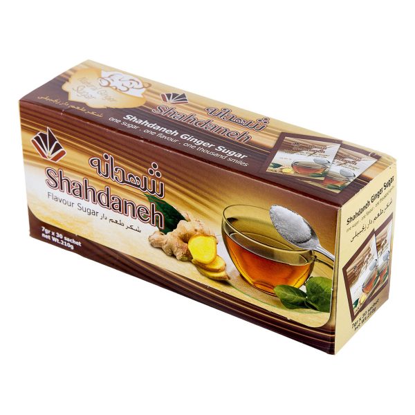 شکر طعم‌دار زنجبیلی 30 عددی 7 گرمی شهدانه