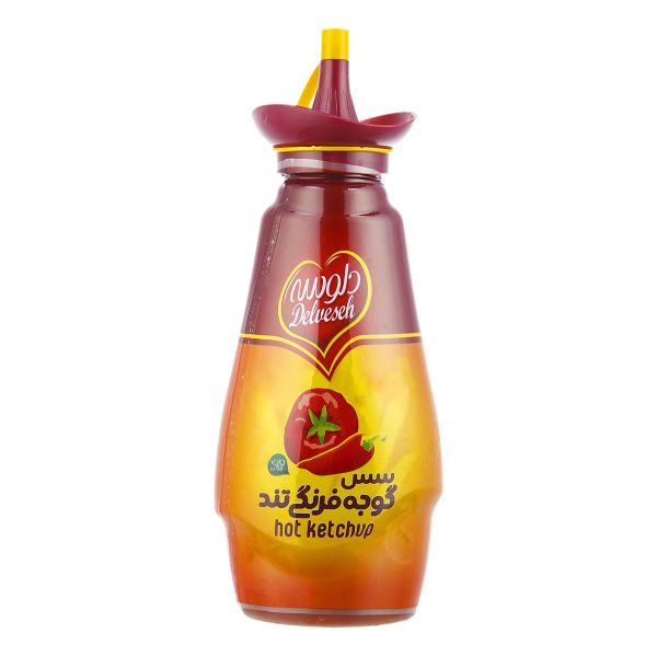 سس گوجه فرنگی تند 450 گرمی دلوسه