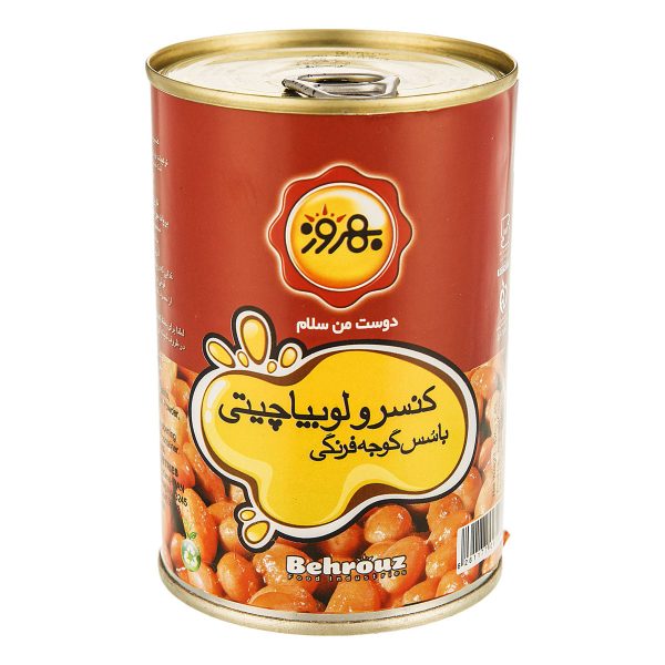کنسرو لوبیا چیتی 420 گرمی بهروز