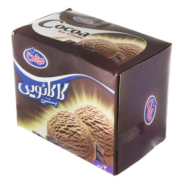 بستنی کاکائویی 2 لیتری میهن