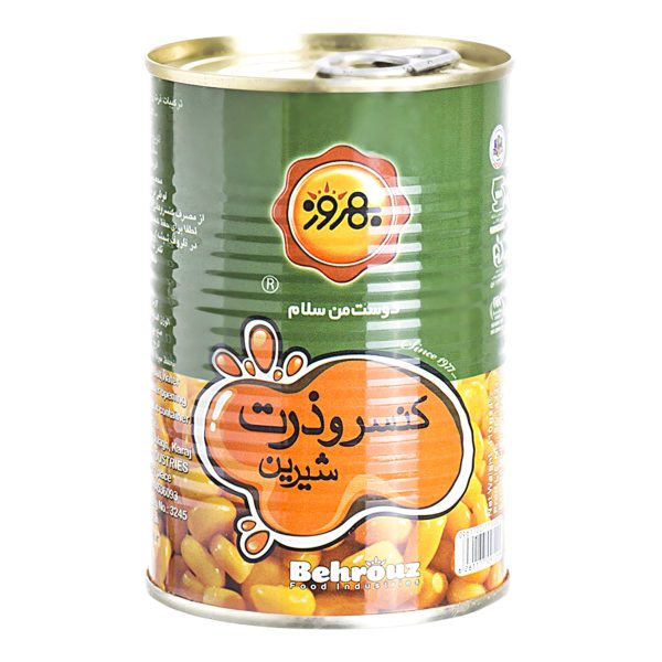 کنسرو ذرت شیرین 410 گرمی بهروز