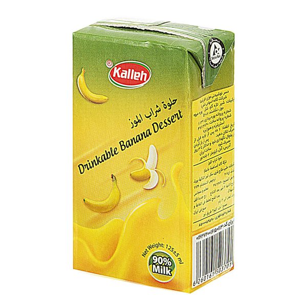 دسر نوشیدنی موزی 2.5 درصد چربی 125 میلی‌لیتری کاله