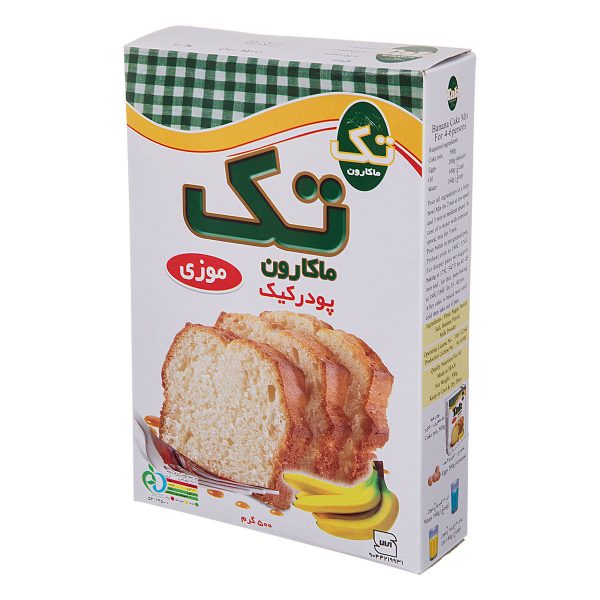 پودر کیک موزی 500 گرمی تک‌ماکارون