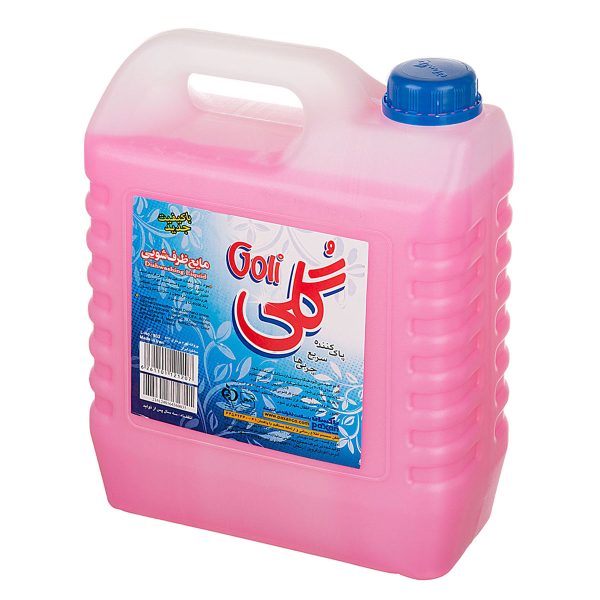 مایع‌ ظرفشویی صورتی 4000 گرمی گلی