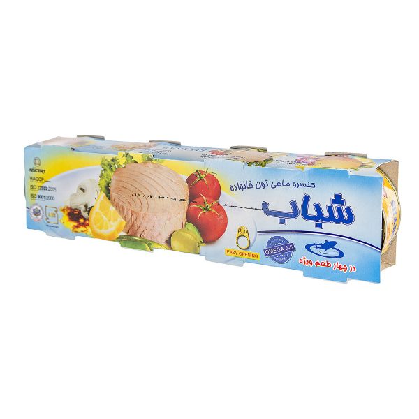کنسرو ماهی تن در 4 طعم 170 گرمی شباب