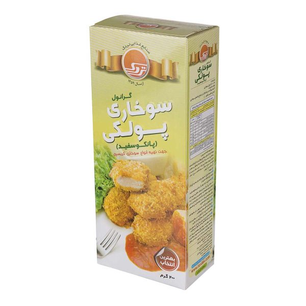 پودر سوخاری پولکی (پانکو سفید) 200 گرمی تردک
