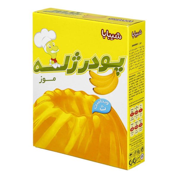 پودر ژله موز ویتامین ث 100 گرمی شیبابا