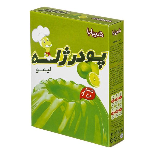 پودر ژله لیمو ویتامین ث 100 گرمی شیبابا