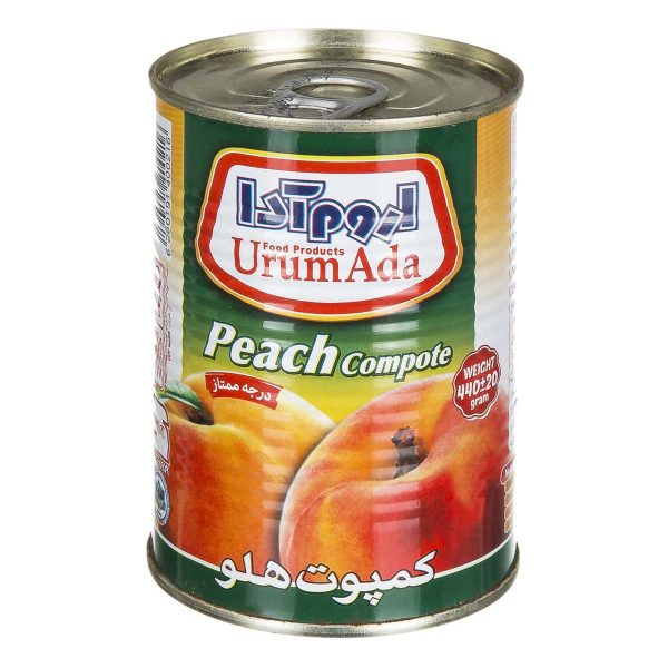 کمپوت هلو 440 گرمی اروم‌آدا