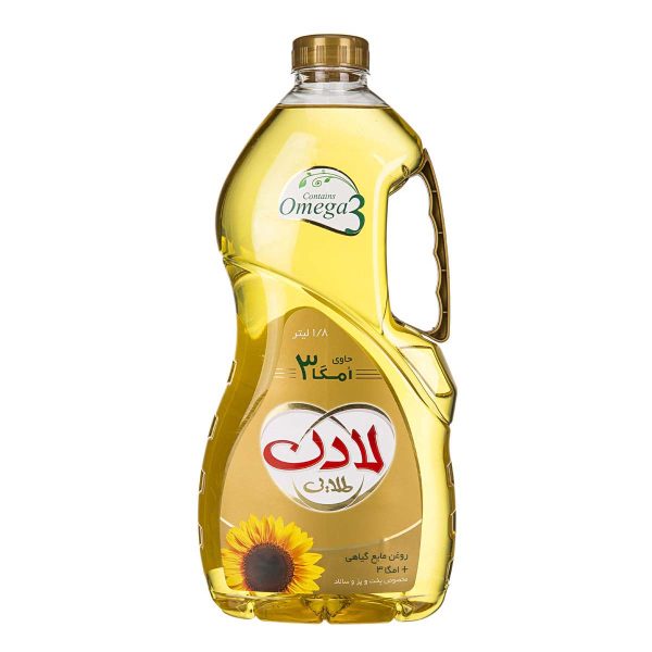 روغن مایع مخصوص پخت ‌و پز و سالاد 1.8 لیتری لادن‌طلایی