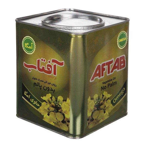 روغن نیمه جامد بدون پالم 4 کیلویی آفتاب