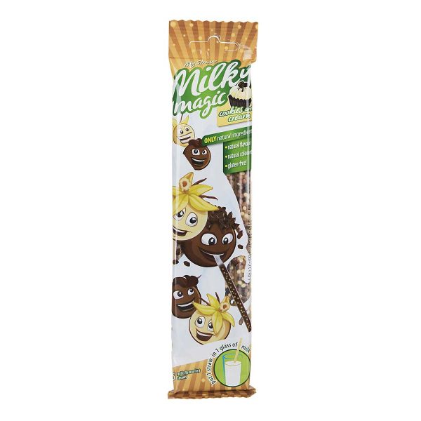 Milky magic میلکی مجیک نی شیر کرم بیسکوییت ۵ عددی