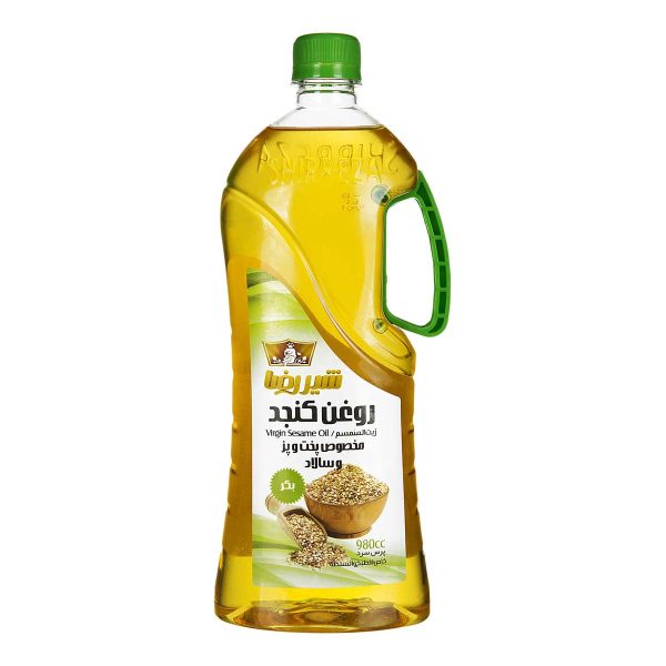 روغن کنجد 980 میلی‌لیتری شیررضا