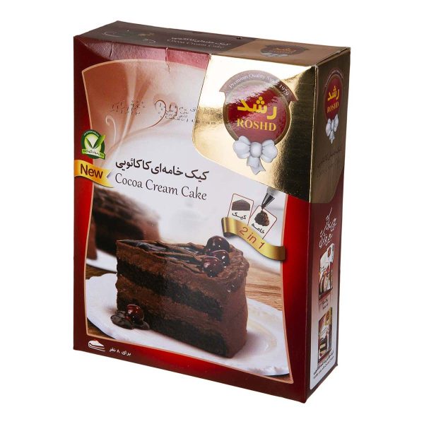 پودر کیک و خامه کاکائویی ‌500  گرمی رشد