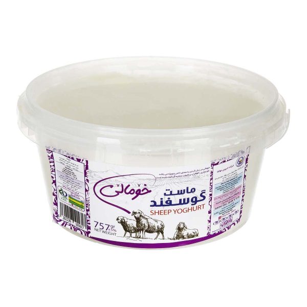 ماست گوسفند 757 گرمی خومالی