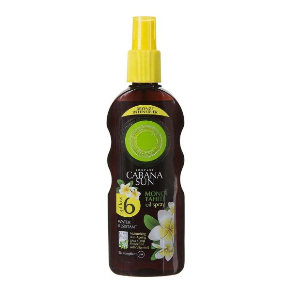 روغن برنزه کننده قوی مونوتاهیتی با spf 6 با حجم 200 میلی لیتری کاباناسان