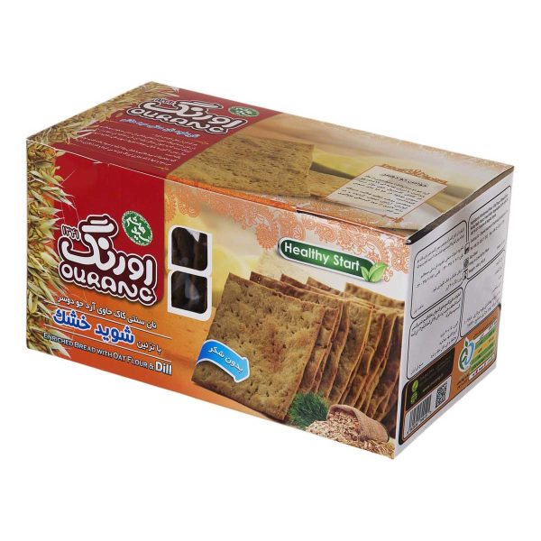 نان سنتی کاک با جو دوسر 400 گرمی اورنگ