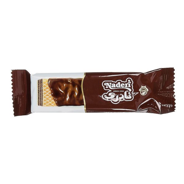 ویفر روکش دار شکلاتی 25 گرمی نادری