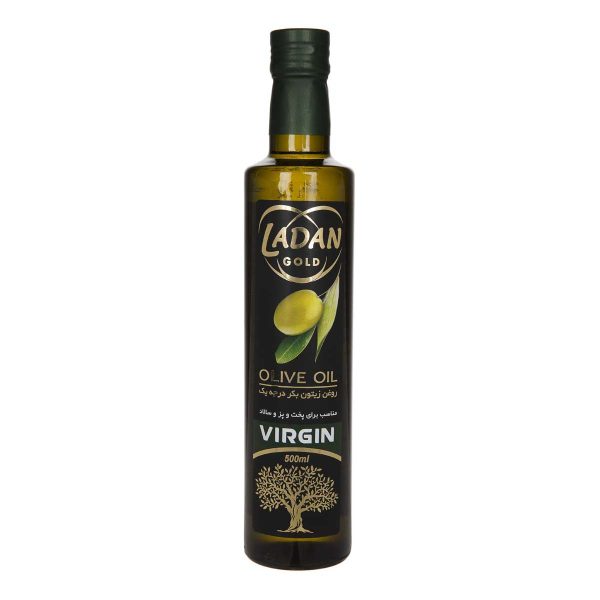 روغن زیتون بکر 500 میلی لیتری لادن طلایی