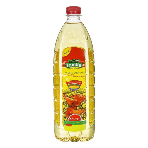 فامیلا روغن سرخ کردنی شفاف بدون پالم ۸۱۰ گرمی