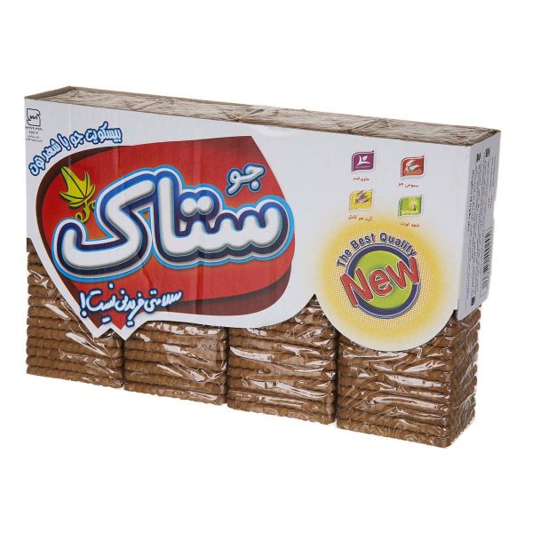 بیسکویت جو با شهد توت 820 گرمی ستاک