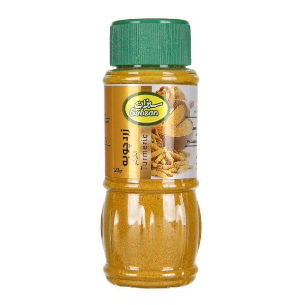 زردچوبه 120 گرمی سبزان