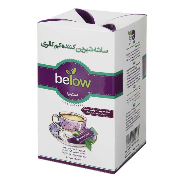شیرین کننده کم کالری استویا 40 عددی بیلو