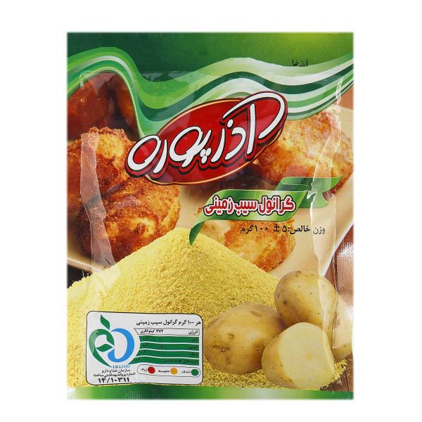 گرانول سیب زمینی 100 گرمی آذر پوره