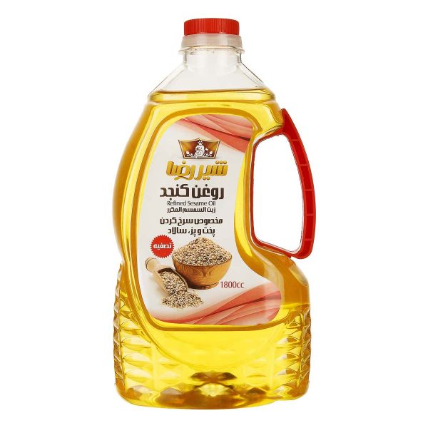 روغن کنجد تصفیه شده 1800 میلی‌لیتری شیررضا