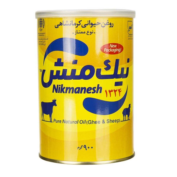روغن حیوانی کرمانشاهی نوع ممتاز 900 گرمی نیک منش