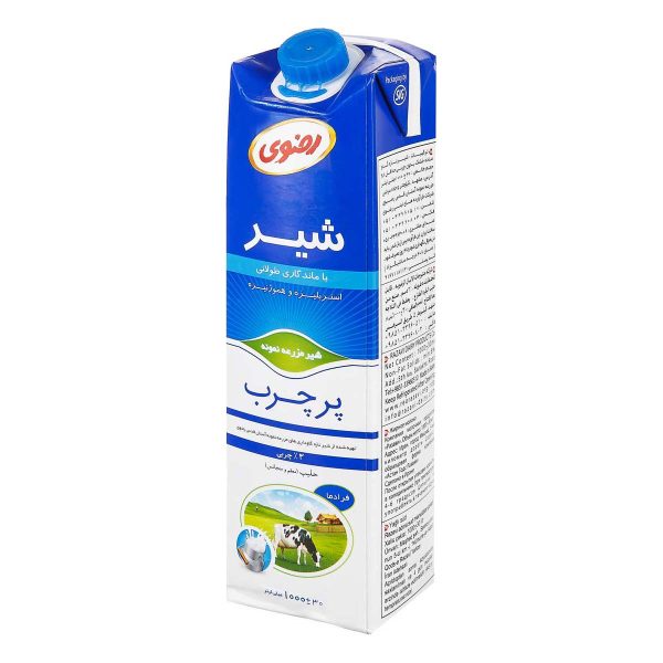 شیر فرادما پرچرب 1 لیتری رضوی
