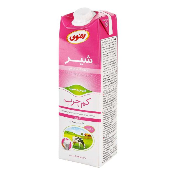 شیر فرادما کم چرب 1 لیتری رضوی