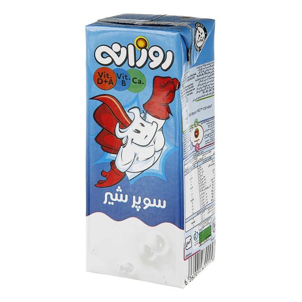 شیر فرادما 2،5 درصد چربی 200 میلی‌لیتری روزانه