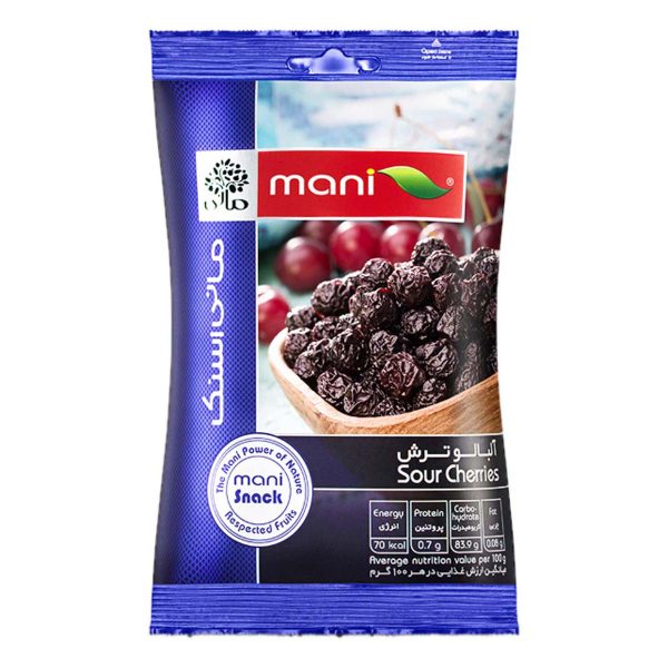 آلبالو خشک ترش  150 گرمی مانی